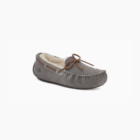 UGG Dakota Dark Grey Slippers for Women (VPDW15872)